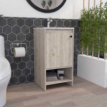 Chariot Vanity Cabinet – Open Shelf, Free-Standing