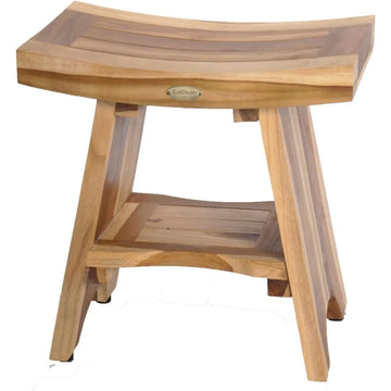 Natural Teak Shower Bench 18" x 14"