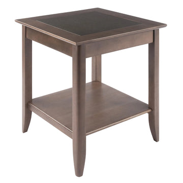 Oyster Gray Santino Accent Table