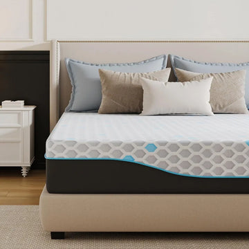Twin Charcoal Gel Foam Mattress USA Made