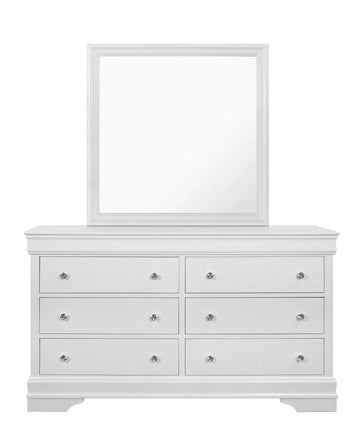 Crocodile White Shaker Dresser
