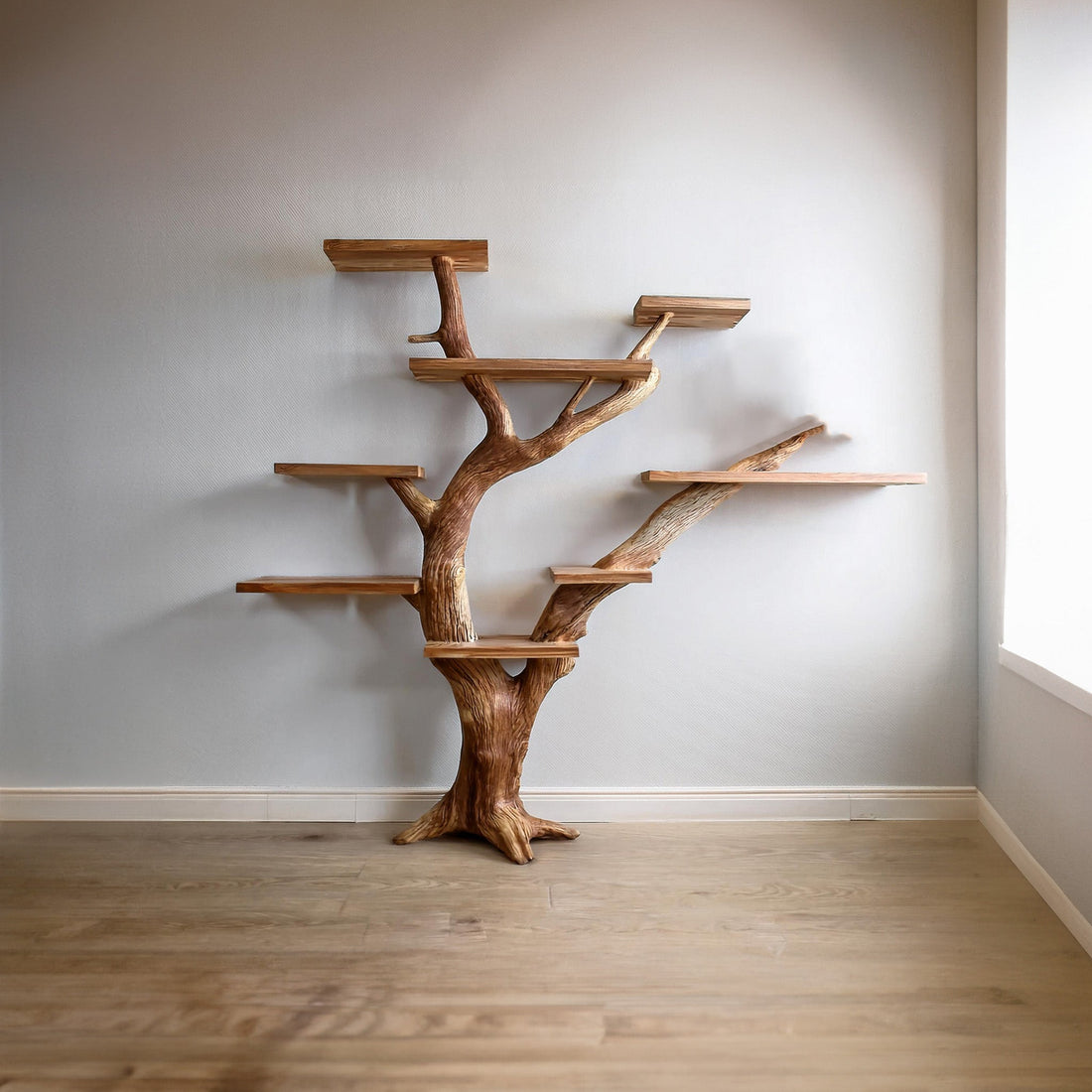 Wall-Mounted Tree Floating Bookshelf