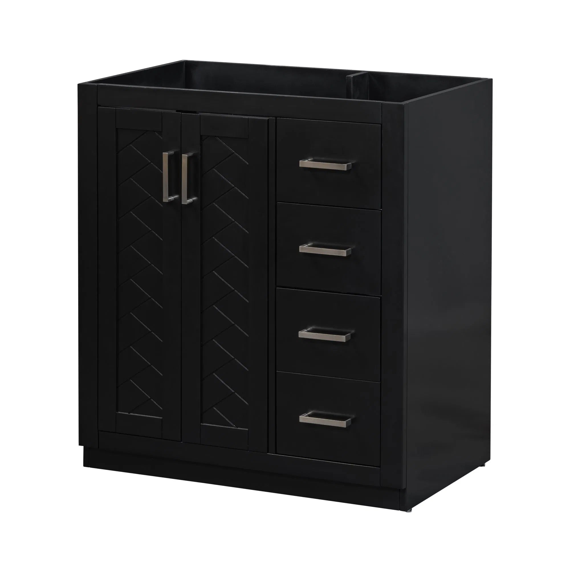 30" Wood Bathroom Vanity with Drawers