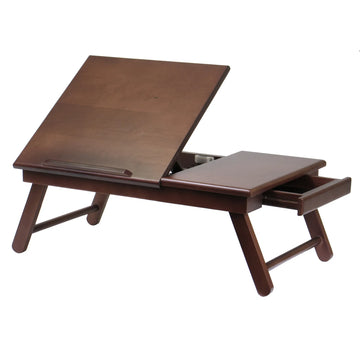Alden Lap Desk – Flip-Top, Foldable Legs