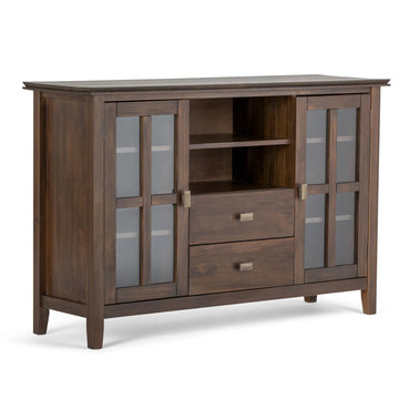 Aged Brown Artisan Tall TV Media Stand