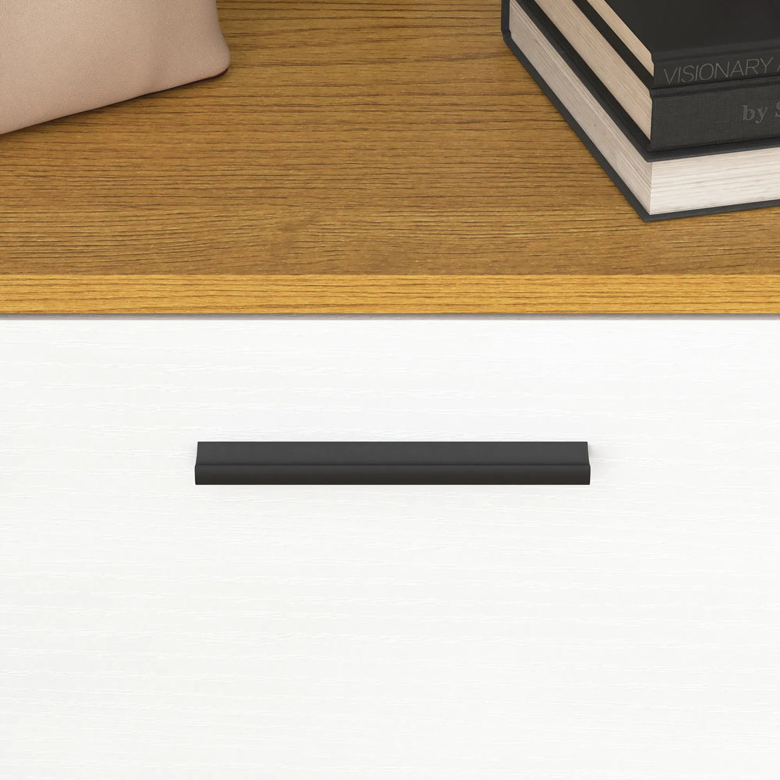 White Freestanding Shoe Cabinet with 3 Drawers