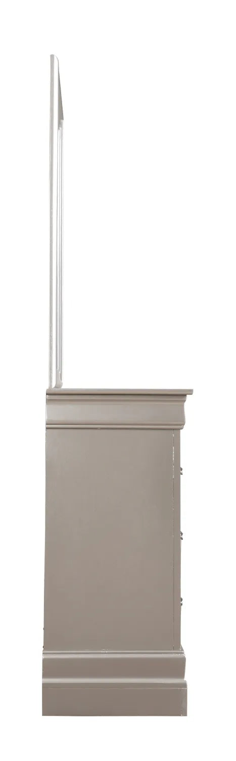 Silver Champagne Lorana 6-Drawer Dresser