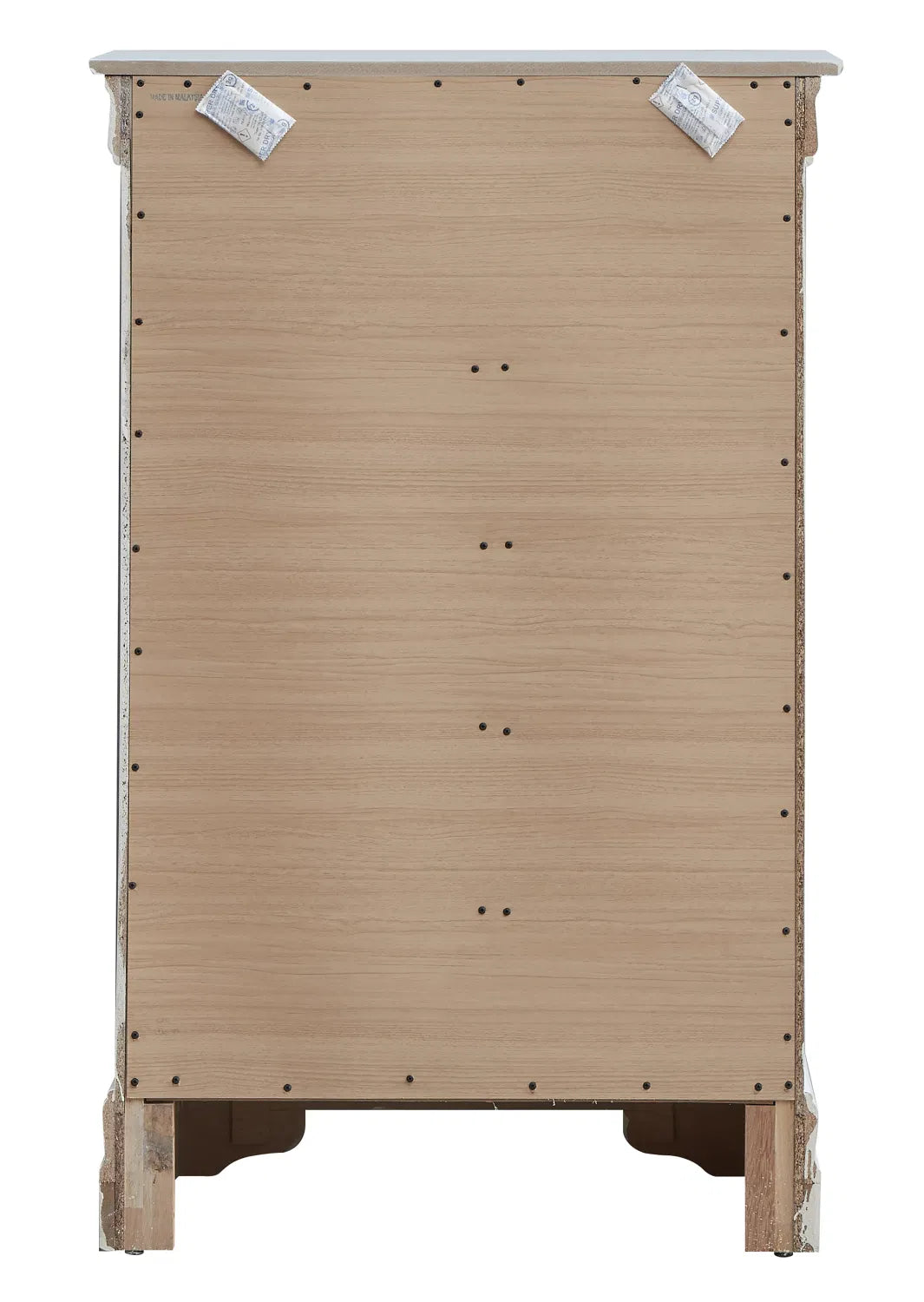 Silver Champagne Lorana 5-Drawer Chest