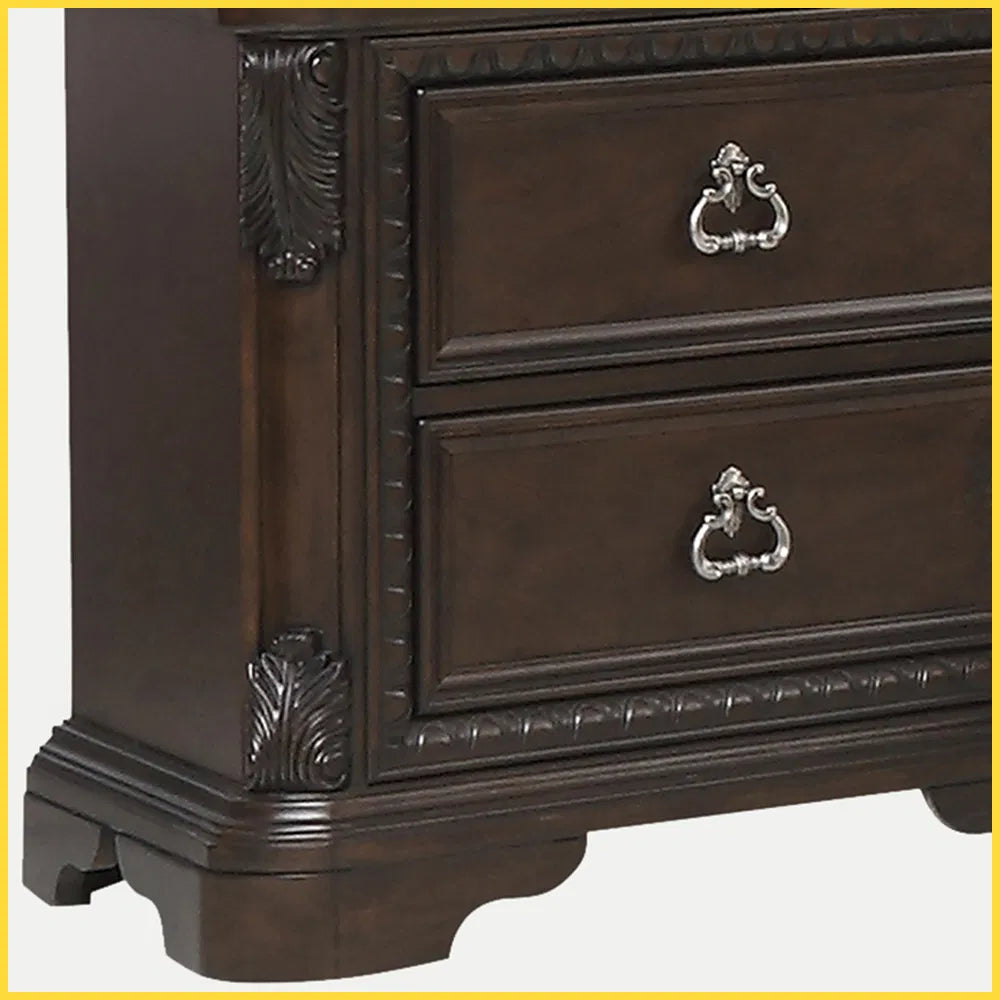 Mahogany Traditional 5-Drawer Chest