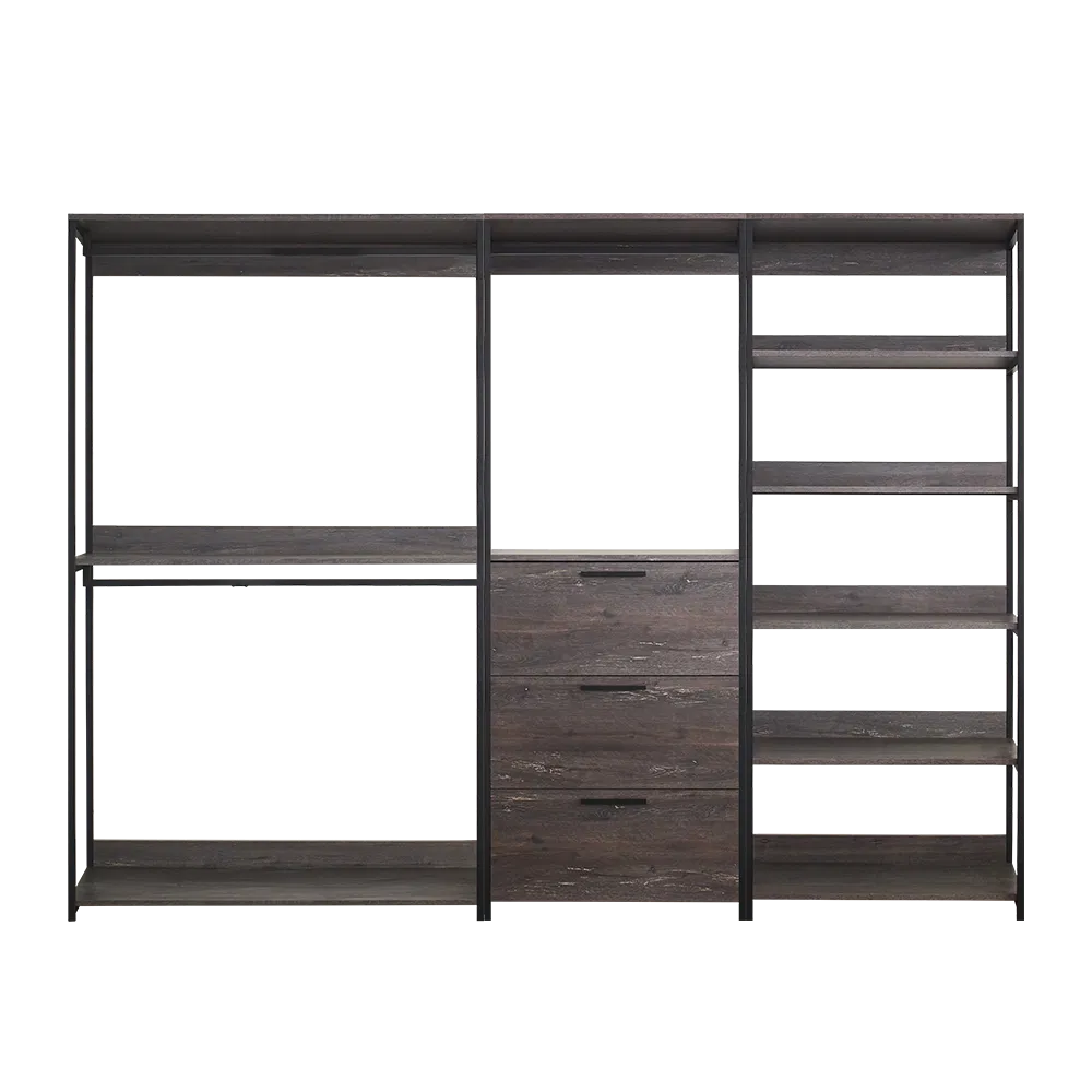 Monica Wood Walk-In Closet Organizer
