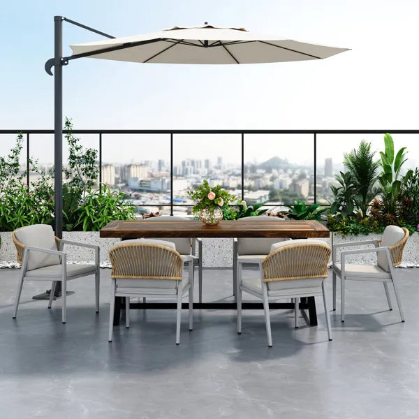Outdoor Wicker Patio Chairs - Set of 2