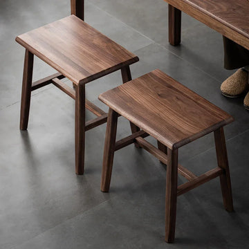 Black Walnut Tea Table Stool Dining Bench