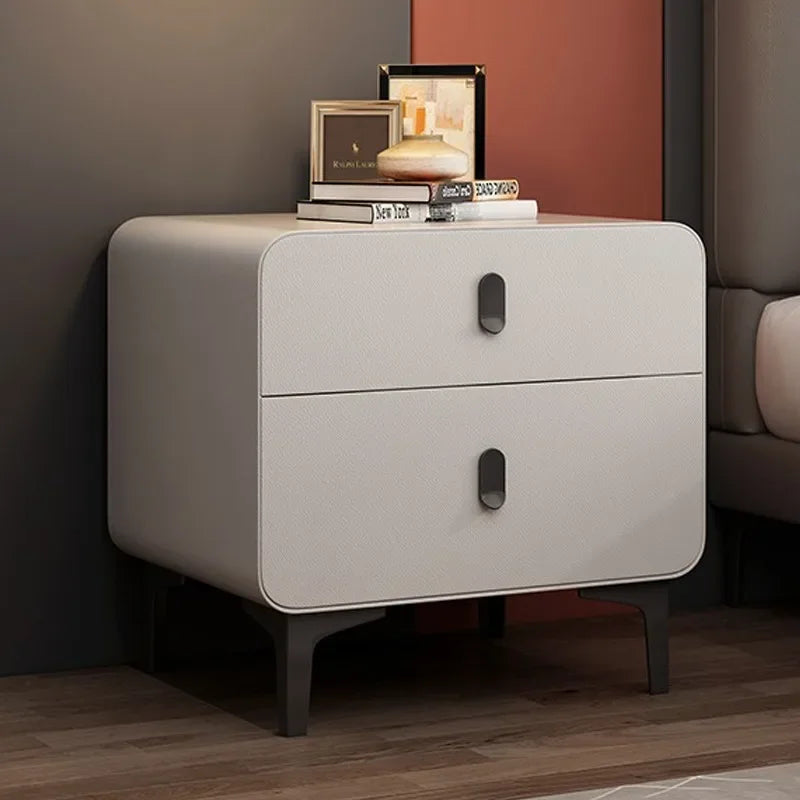 Nordic Kids Nightstand, Vintage Look, Small Wooden Minimalist Frame