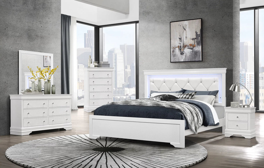 Crocodile White Shaker Dresser