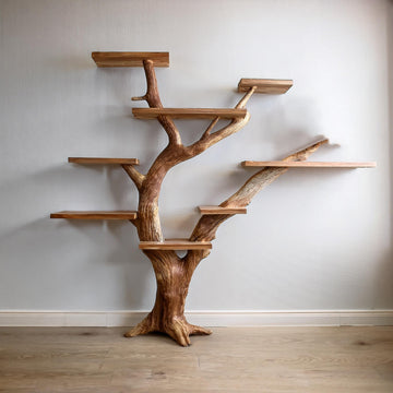 Wall-Mounted Tree Floating Bookshelf