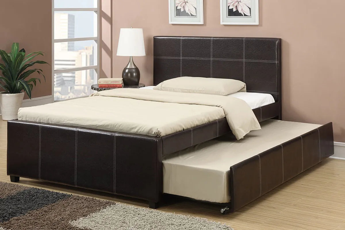 Twin Bed with Trundle - Espresso