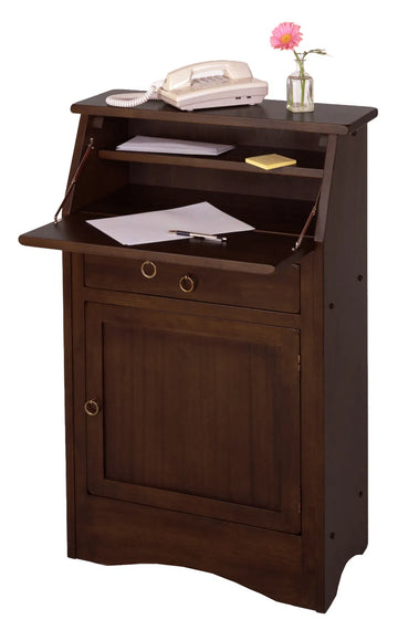 Walnut Regalia Secretary Desk