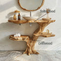 Handcrafted Floating Vanity Vessel Sink SILDT025