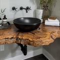 Rustic Floating Vanity Desk Shelf SINLBRV021