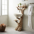 Live Edge Wood Bathroom Vanity SILDT023