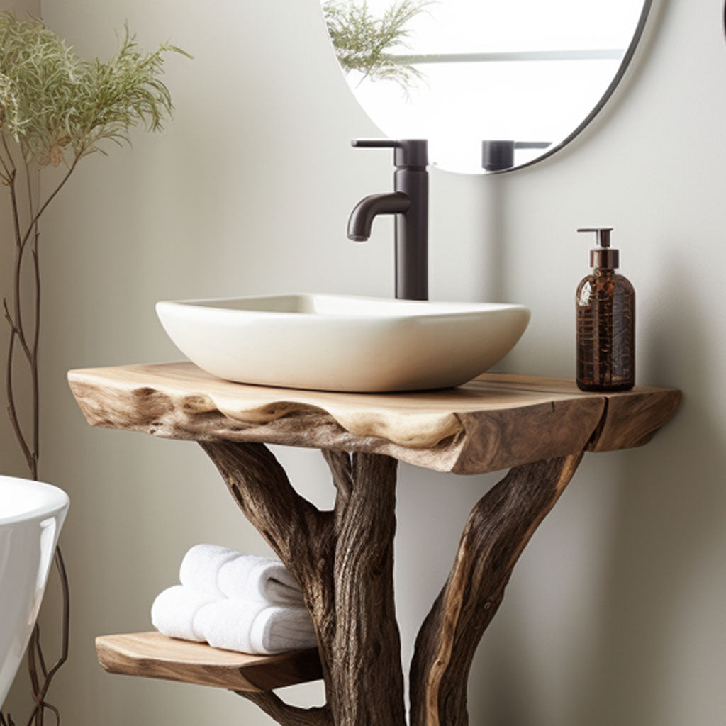 Live Edge Vanity Bathroom Sink SILDT009