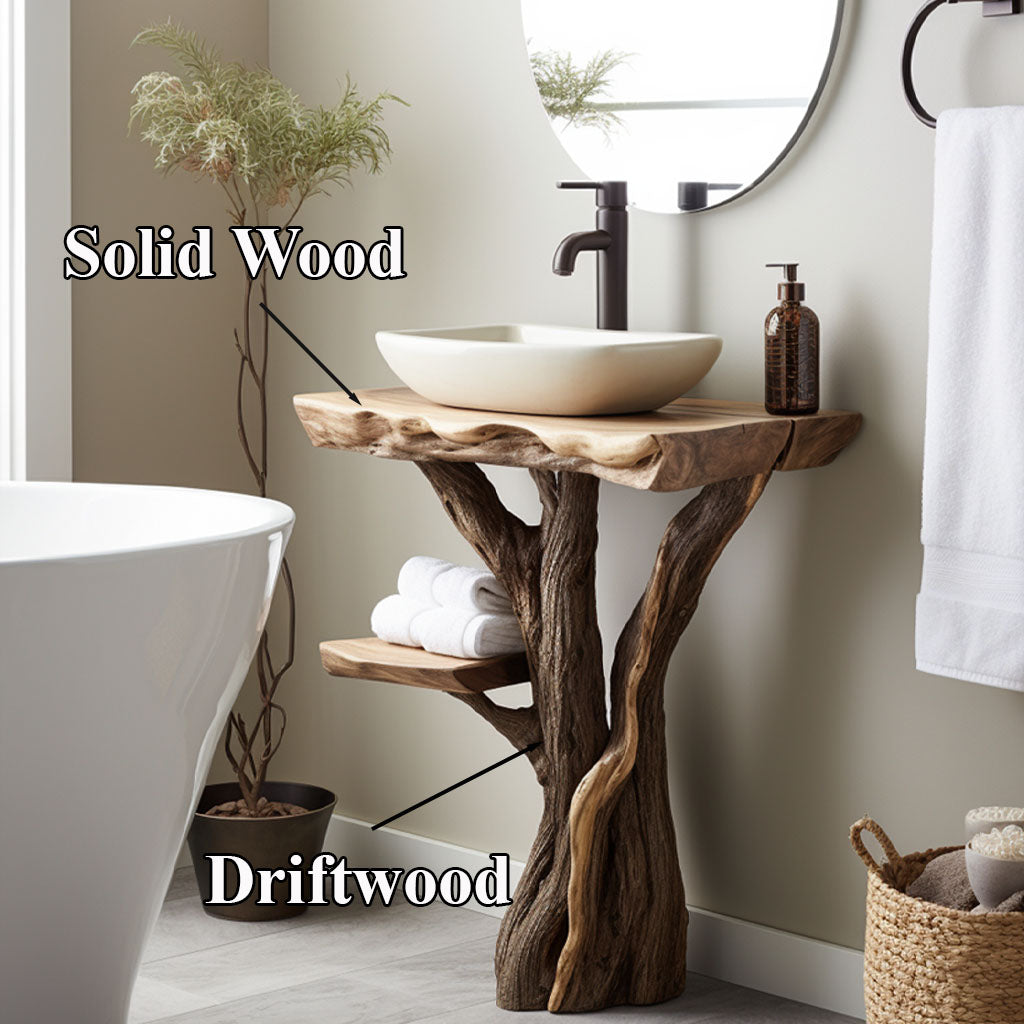 Live Edge Vanity Bathroom Sink SILDT009