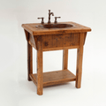 Rustic Solid Wood Bathroom Vanity SINLBRV018