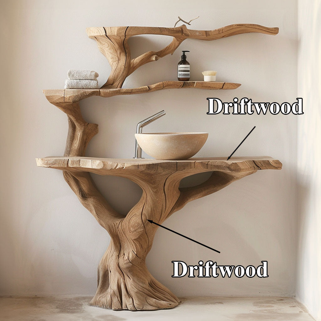 Handcraft Solid Wood Bathroom Sink SILDT013