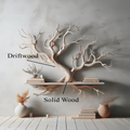 Tree Branch Floating Shelf Driftwood Mini Bookcase SINLTB049