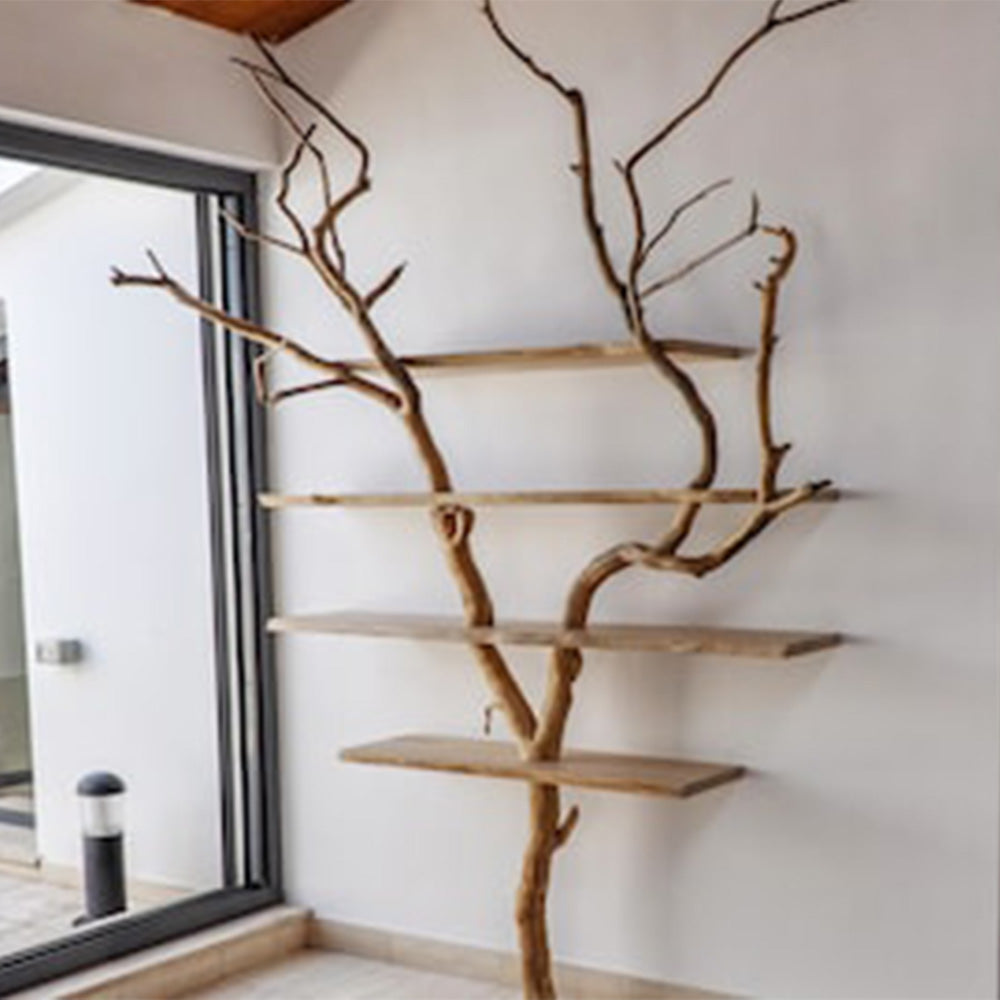 Tree branch shelf floating shelves wood SINLTB022