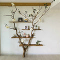 Tree branch shelf floating shelves wood SINLTB022