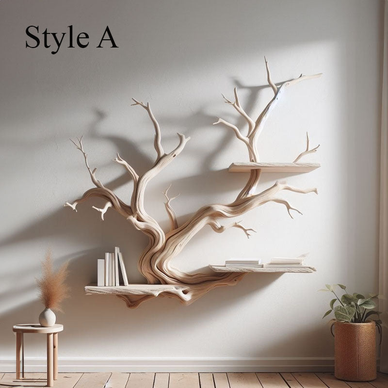 Tree Branch Floating Shelf Wall Mount SINLTBS007