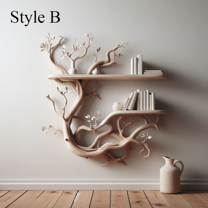 Tree Branch Floating Shelf Wall Mount SINLTBS007