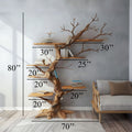 Tree Branch Floating Shelves Nursery Bookshelf SINLTB036