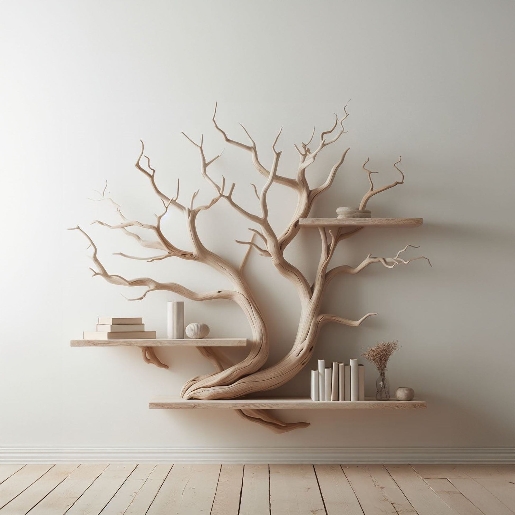 Tree Branch Floating Shelf Driftwood SINLTB034