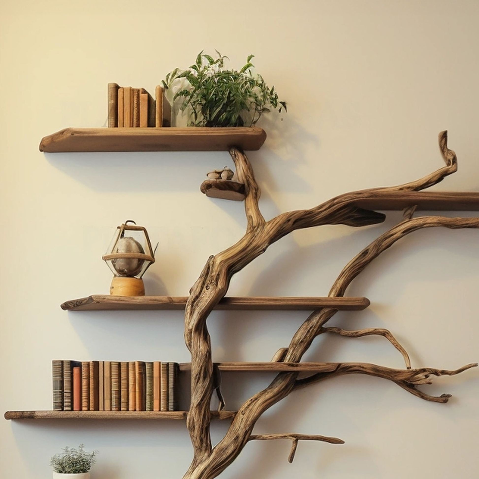 Corner Tree Branch Shelves On Wall Mount SINLTB005