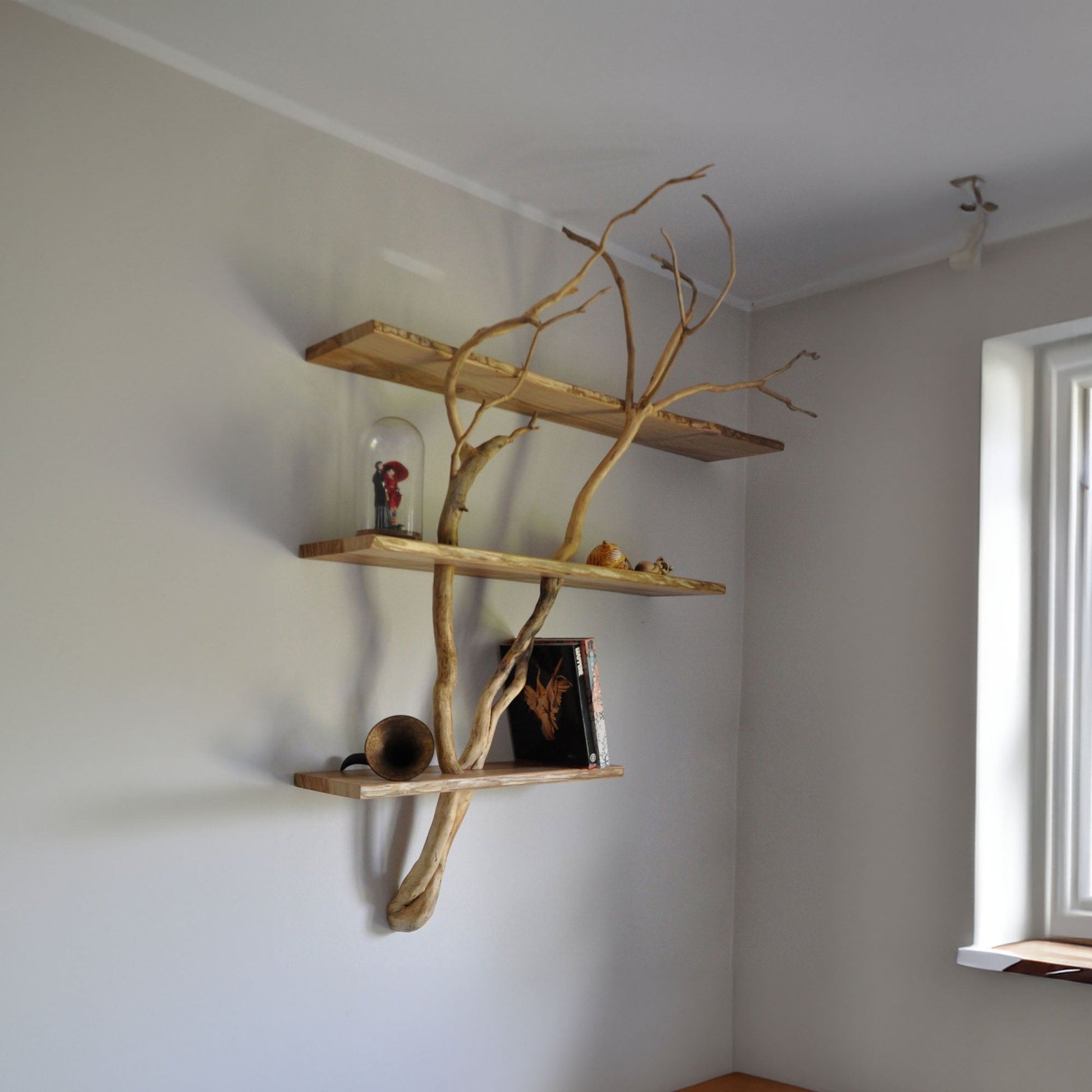 Tree Branches Shelves Floating Corner Shelf SINLTB028