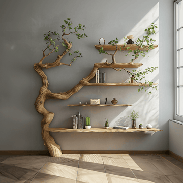 Tree Branch Shelf Driftwood Shelf Corner Shelf SINLTB065