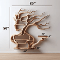 Tree Branch Shelf Wall Mount Book Shelf SINLTB064