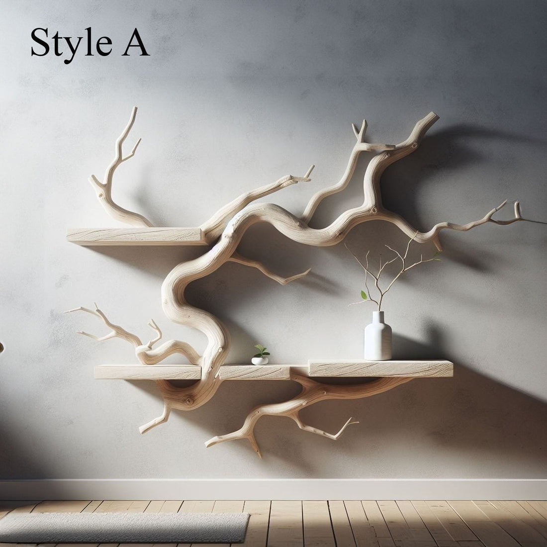 Tree Branch Shelves Wall Mounted Floating Shelf SINLTBS008