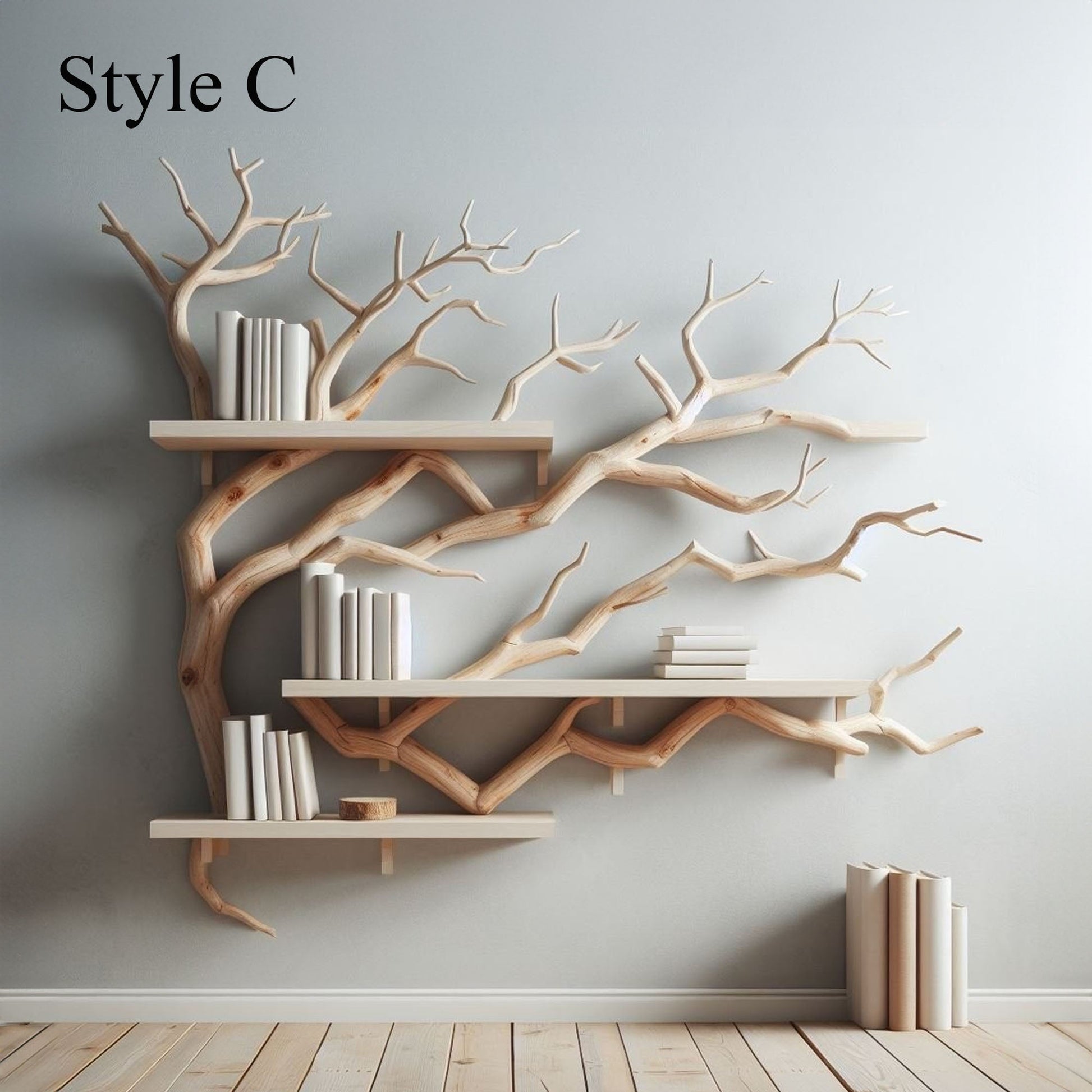 Tree Branch Shelves Wall Mounted Floating Shelf SINLTBS008