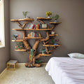 Tree Floating Book Shelf Wall Mount SINLTB056