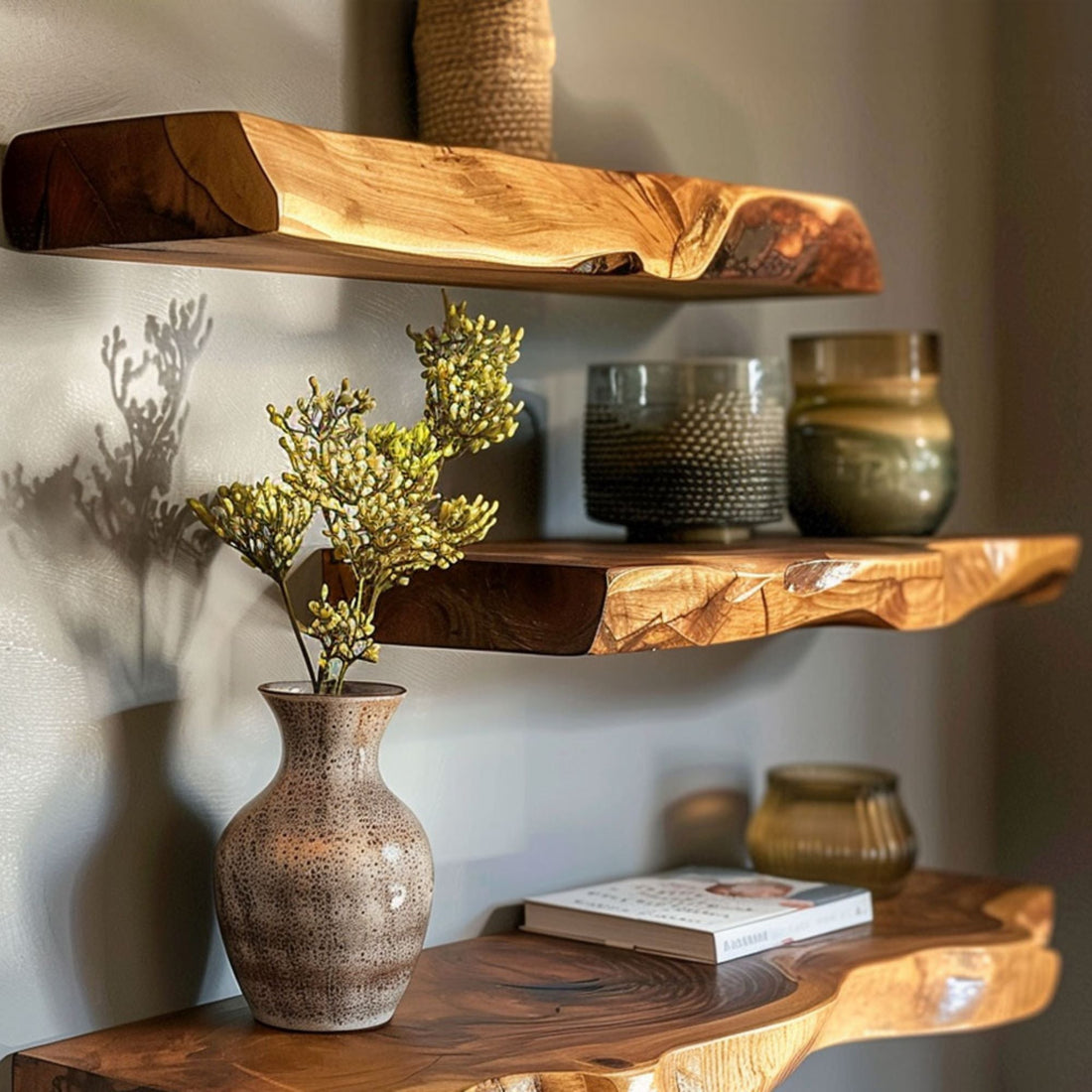 Floating Edge Wall Shelves