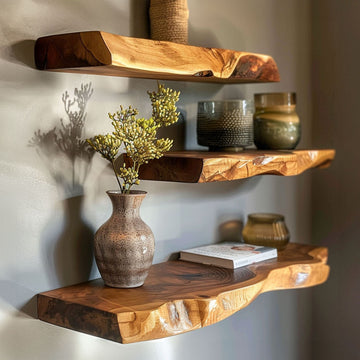 Floating Edge Wall Shelves