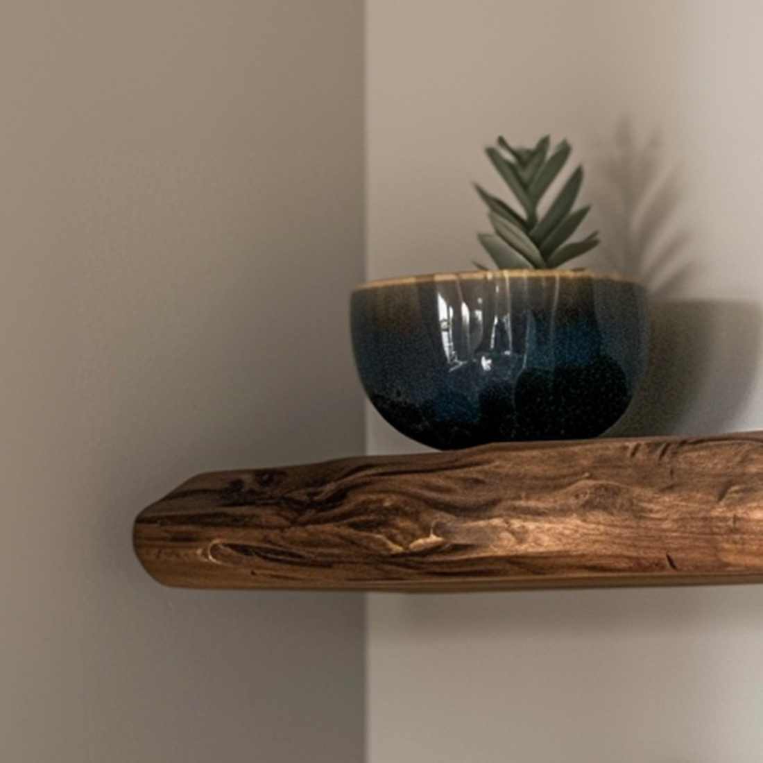 Solid Wood Floating Shelf for Walls