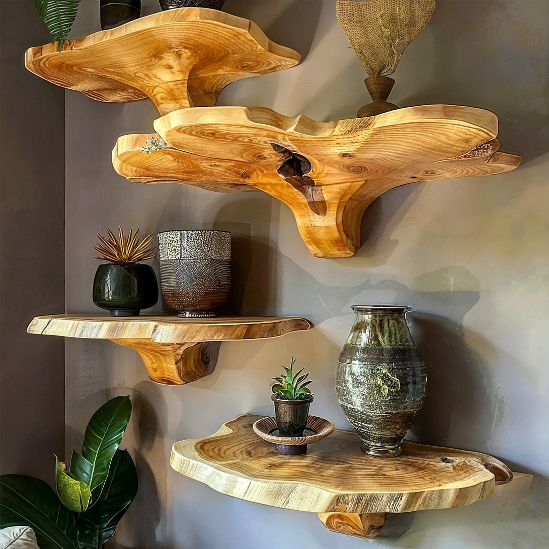 Mushroom Floating Shelf