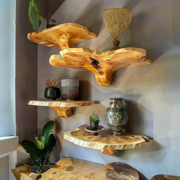 Mushroom Floating Shelf