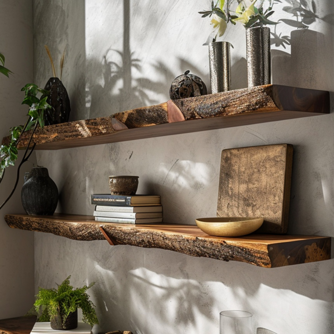 Custom Floating Wall Shelf Design