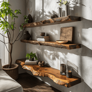 Custom Floating Wall Shelf Design