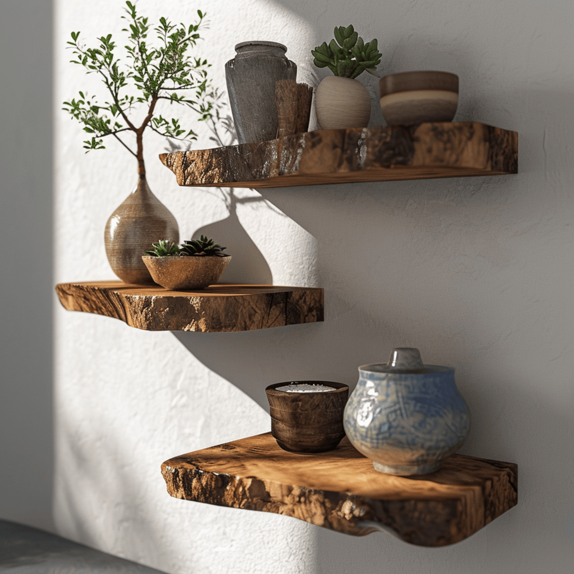 Compact Floating Wall Shelf